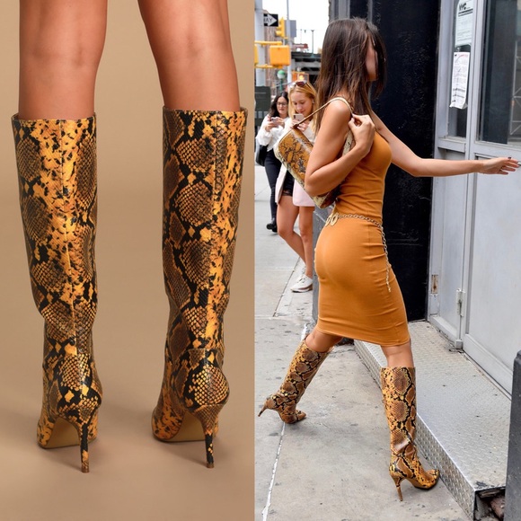 Steve Madden Kinga Snake Boots - Picture 3 of 8